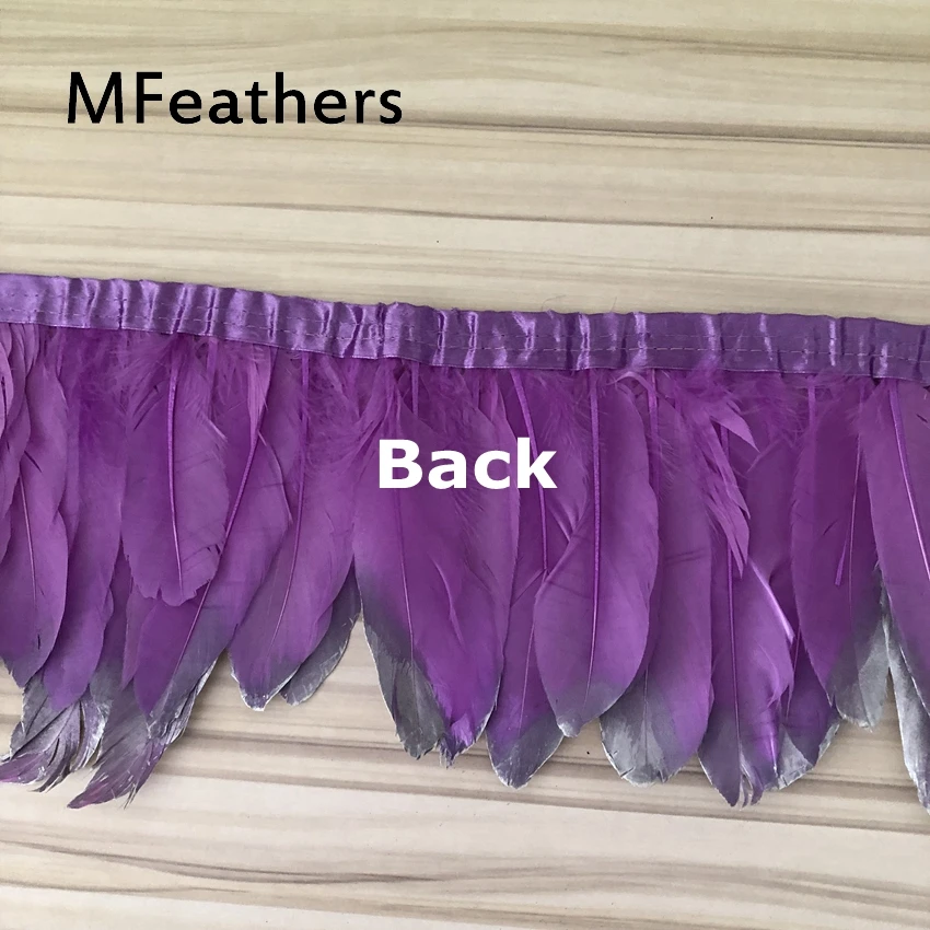 MFeathers светильник фиолетовый окрашенное гусиное перо планки 15-20 см Высота серебро