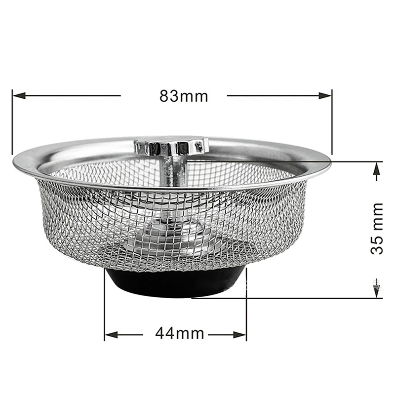 

Anti-blocking Floor Drain Sucker Sewer Outfall Strainer Sink Filter Hair Stopper & Catcher Bathroom Kitchen Accessories