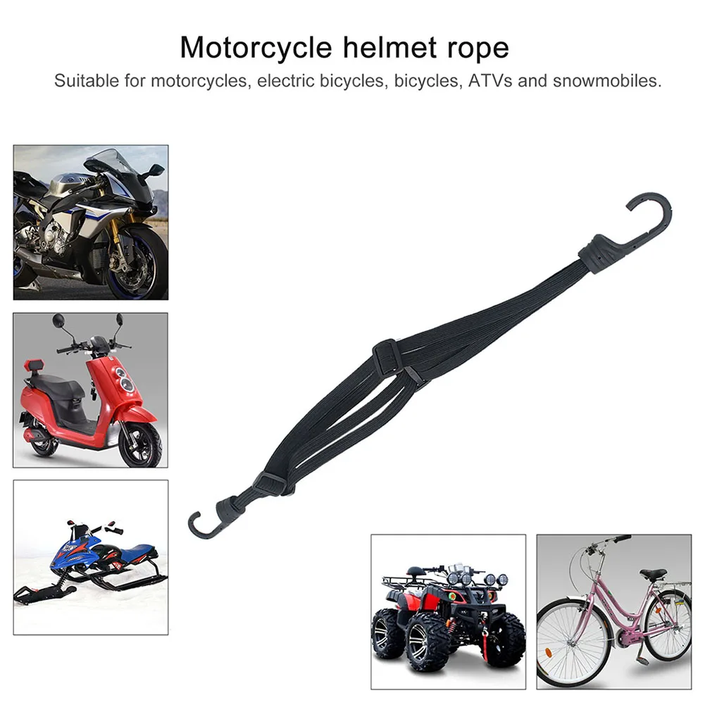 

Retractable Bungee Cord Motorbike Luggage Rope Net Belt Hooks Motorcycle Parts 24 inch Motorcycle Helmet Strap