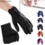 Флисовые спортивные перчатки для сенсорных экранов, водонепроницаемые мужские и женские зимние теплые перчатки для активного отдыха и походов, Нескользящие лыжные велосипедные перчатки - изображение