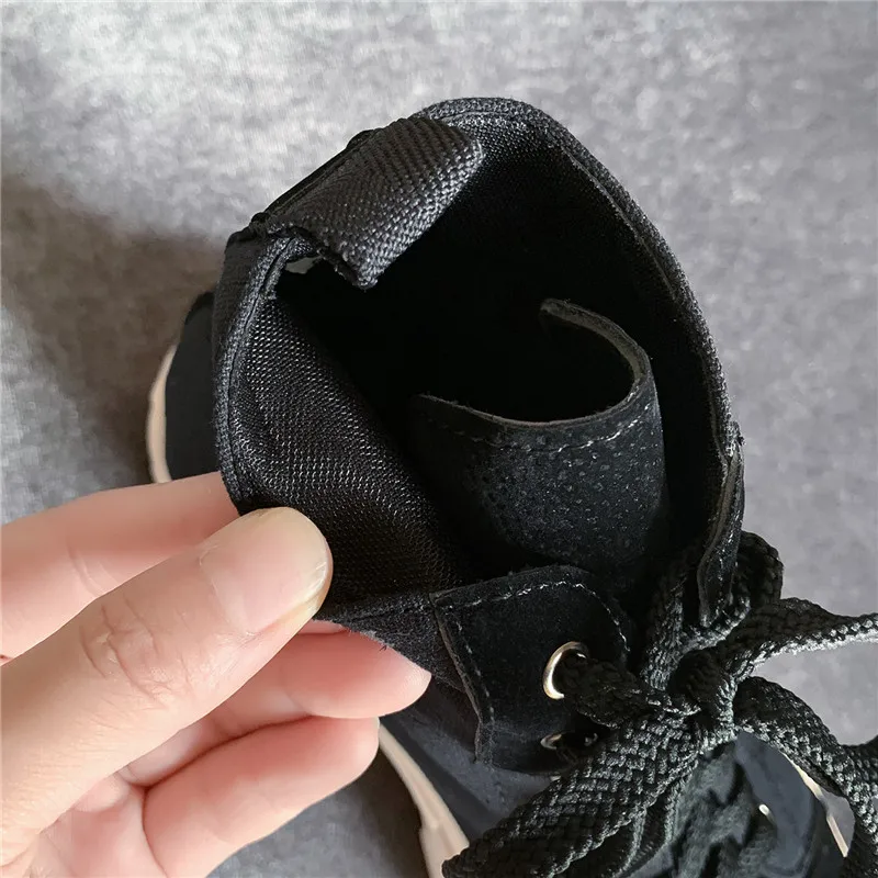 Женские парусиновые кроссовки YMECHIC черные бежевые повседневные спортивные на