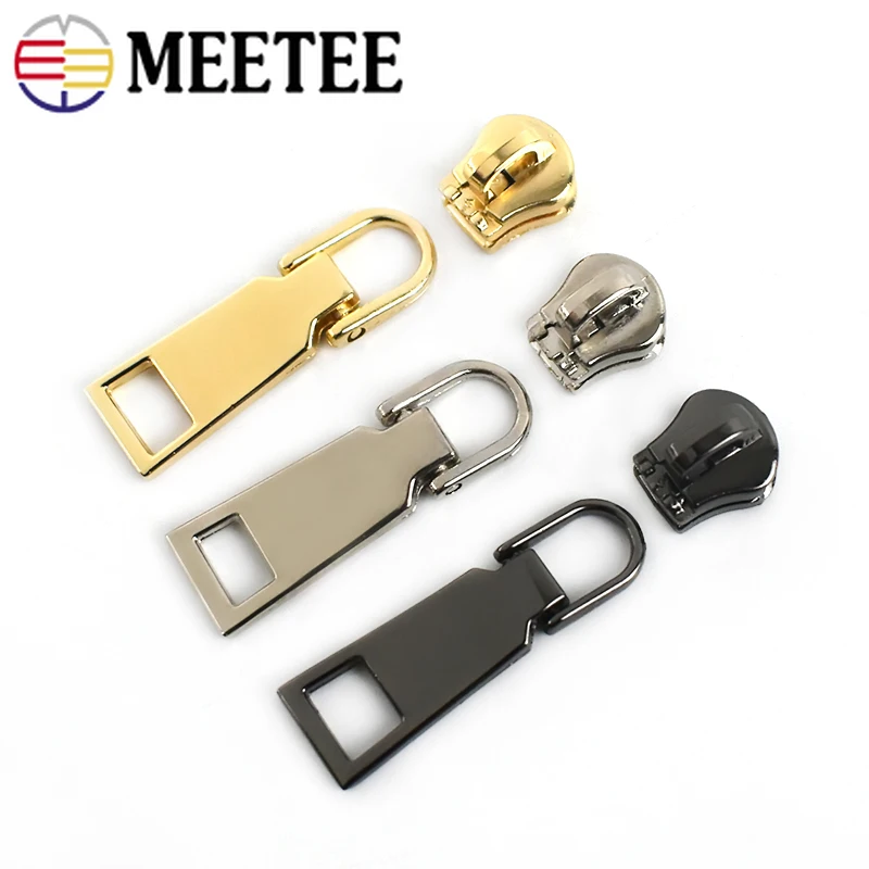 Модные слайдеры на молнии 5 #10 шт. для металлических молний курток одежды набор