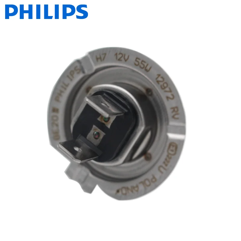 2 шт. автомобильные галогенные лампы Philips H7 12 В 55 Вт|Лампы для автомобильных фар