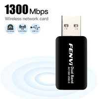 1300mbps dual band 2 4ghz5ghz mini usb 3 0 wlan wifi wireless adapter dongle network card 802 11ac for laptop pc windows 7810