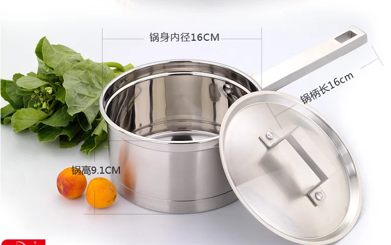 набор кастрюль SS #18/10 из нержавеющей стали кастрюли и сковородку горшок супа