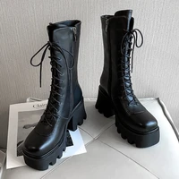 womens boots autumn and winter new fashion flat heel martin boots plus size european and american leisure and comfort boots
