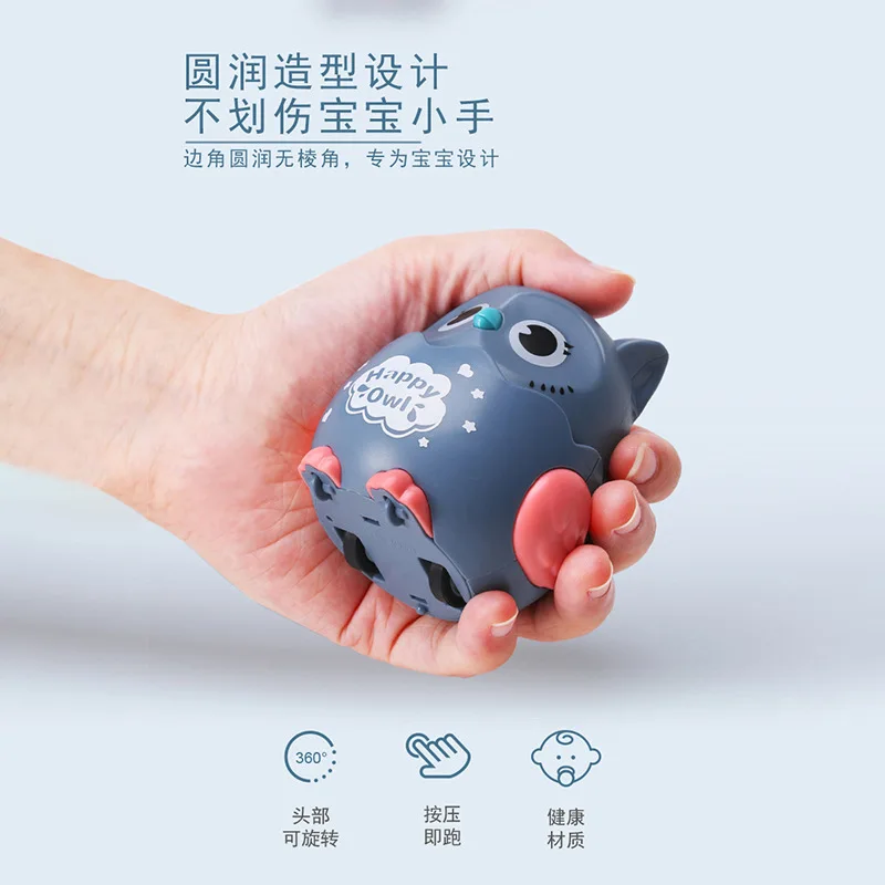 2021 New Under 14 Kids Toys Press Sliding Owl Boy Dinosaur Toy Girl Cute Plaything Animal Model Action Figure Halloween Gift | Игрушки и