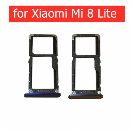 Для Xiaomi Mi 8 Lite держатель лотка для карты SIM Micro SD слот адаптер запасные части