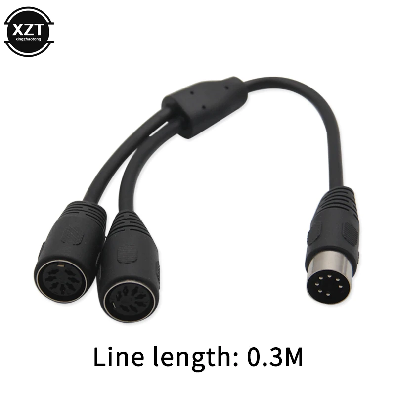 7 контактный разветвитель разъем папа мама адаптер с Y образным выходом для