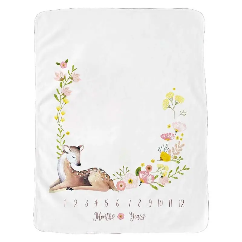 

Одеяло для новорожденных с изображением животных, реквизит для фотосъемки