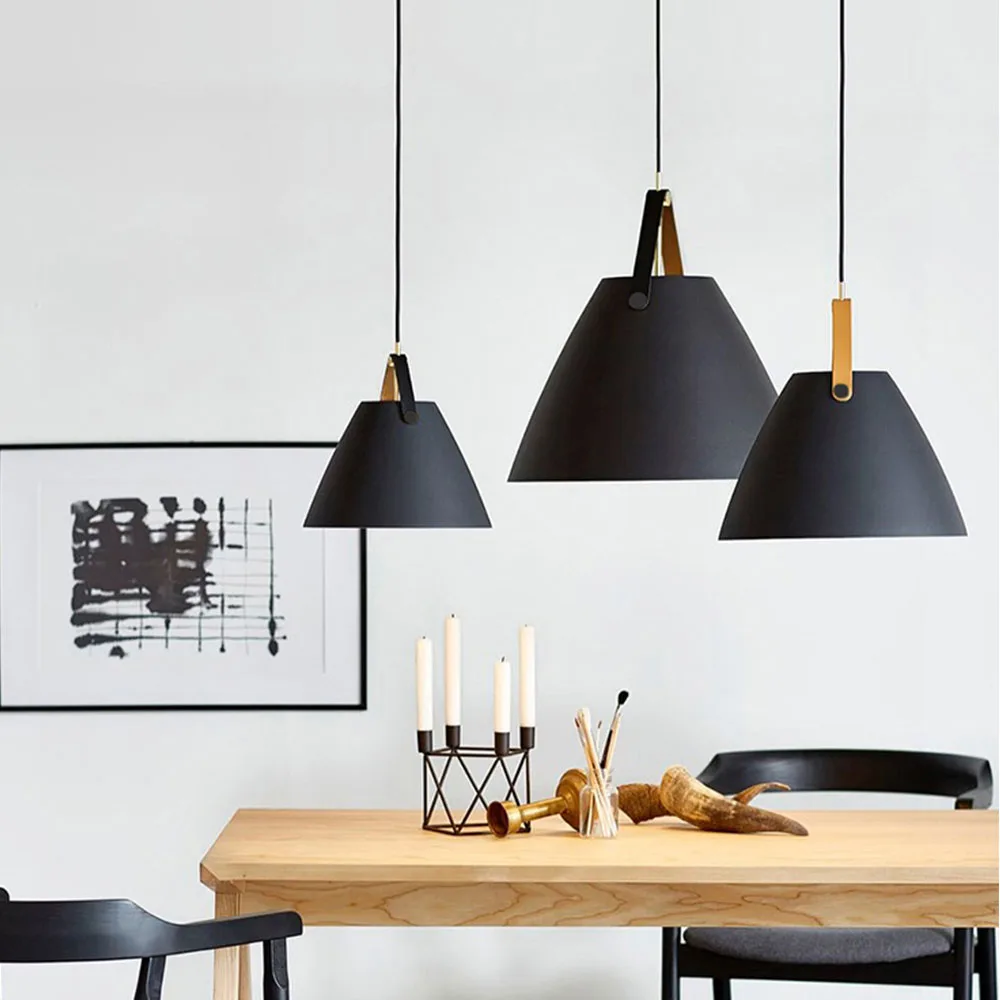 Скандинавский ремень Настенные светильники Современное освещение для спальной