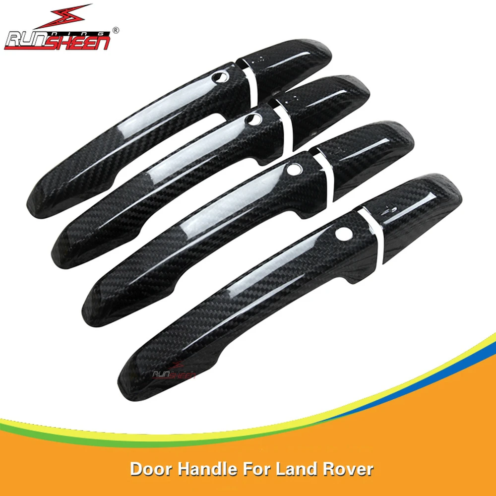 Накладка на дверную ручку из углеродного волокна для Land Rover freelander Discovery 4/5 Velar Evoque