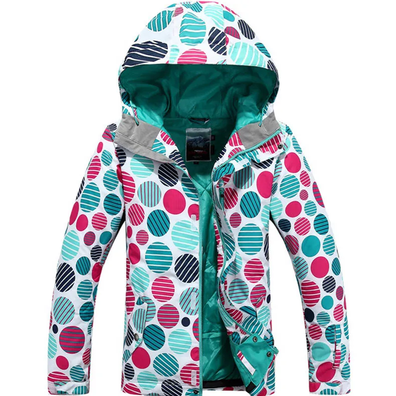 picture jacket Женская зимняя одежда, уличная спортивная одежда, комплекты для сноубординга, водонепроницаемые ветрозащитные лыжные куртки и зимние штаны с поясом - Цвет: picture jacket