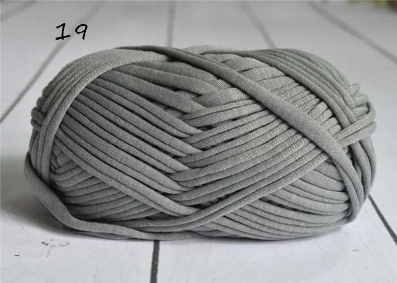 19 1pc 100 г/шар плотная ткань полоса Пряжа Ремесло для ручная вязка крючком DIY подушка одеяло ткань полоса для сумок - Цвет: 19 1pc