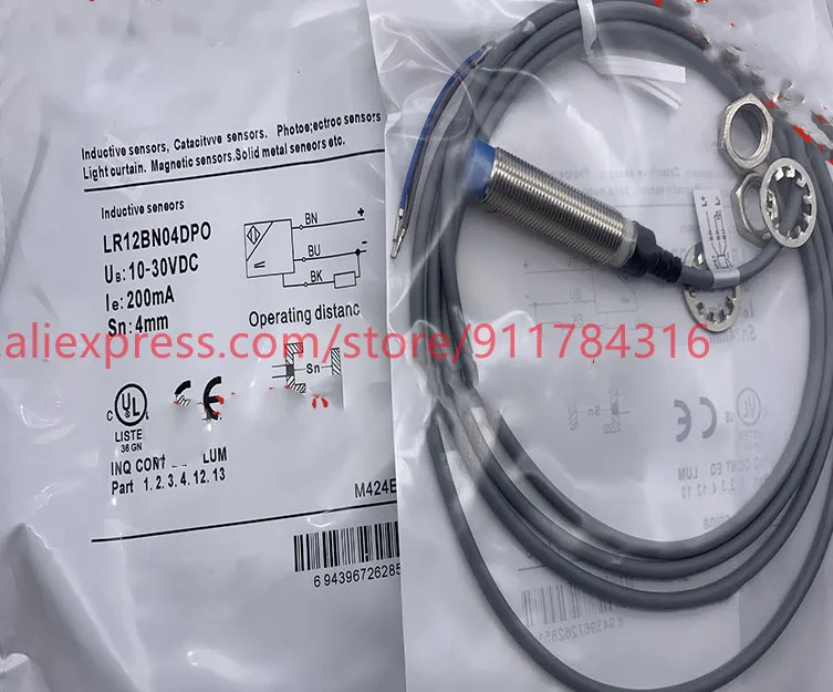 3 шт., Индуктивный бесконтактный переключатель LR12BF02DNO LR12BN04DPOY LR12BN04DNO LR12XBN04DPO