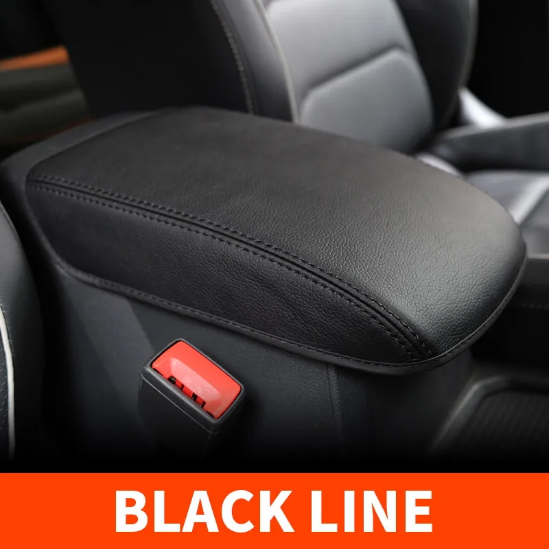 

Накладка на центральный подлокотник автомобиля для защиты рук, кожаный чехол, аксессуары для Volkswagen Tiguan mk2 2016 2017 2018 2019 2020