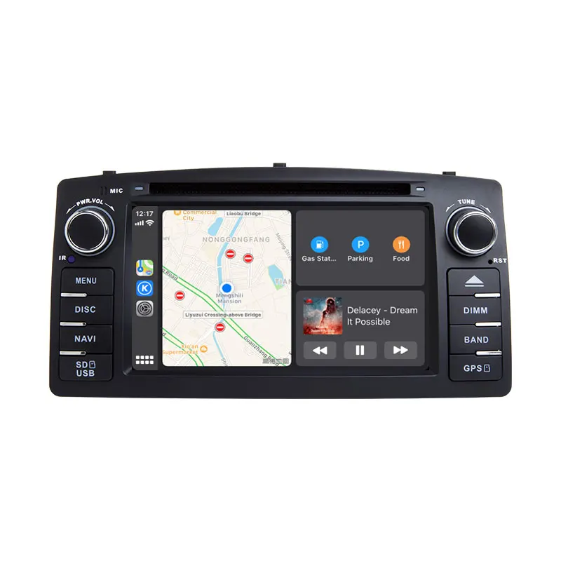 Автомагнитола на Android 9 0 со встроенным GPS-Навигатором для Toyota Corolla E120 BYD F3 2000 2005 2006 |