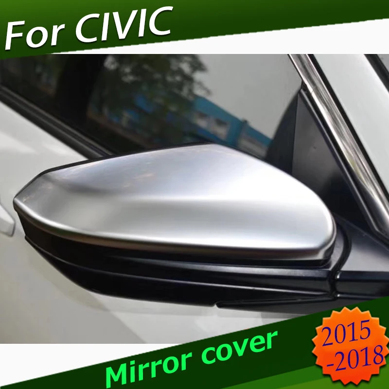 

Запасные крышки для зеркала заднего вида для Honda Civic, хром 2016, 2018
