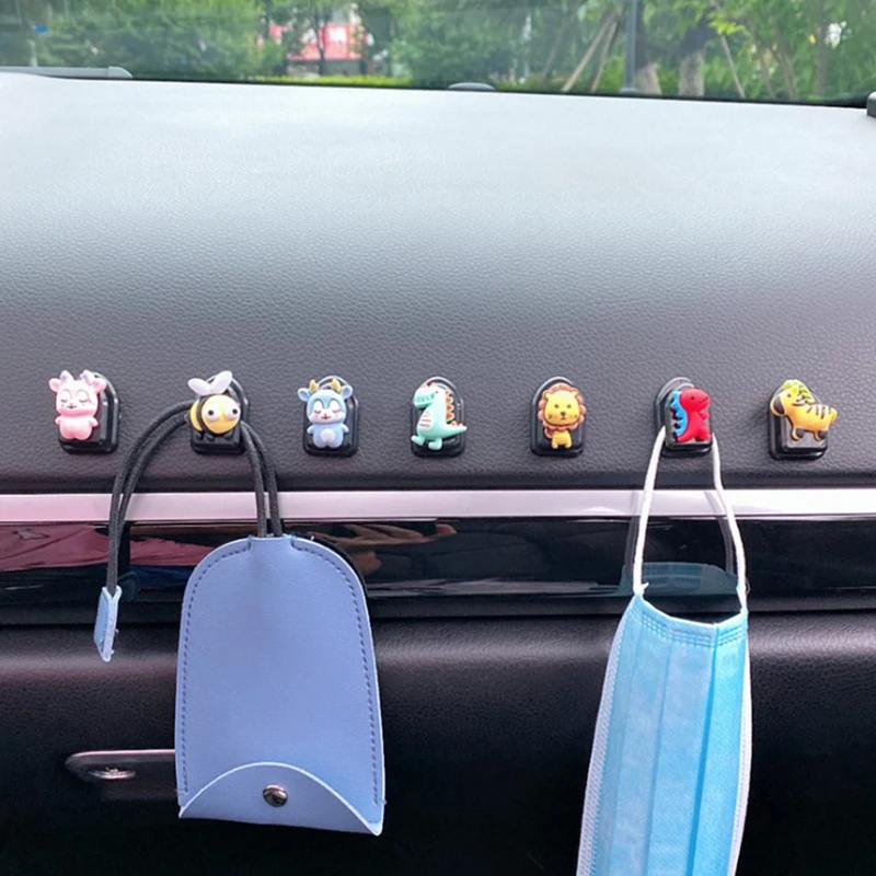 

Автомобильный крючок-вешалка, 4 штабели/партия, органайзер для хранения Usb-кабеля, наушников, ключей, автомобильный аксессуар, самоклеящийся...