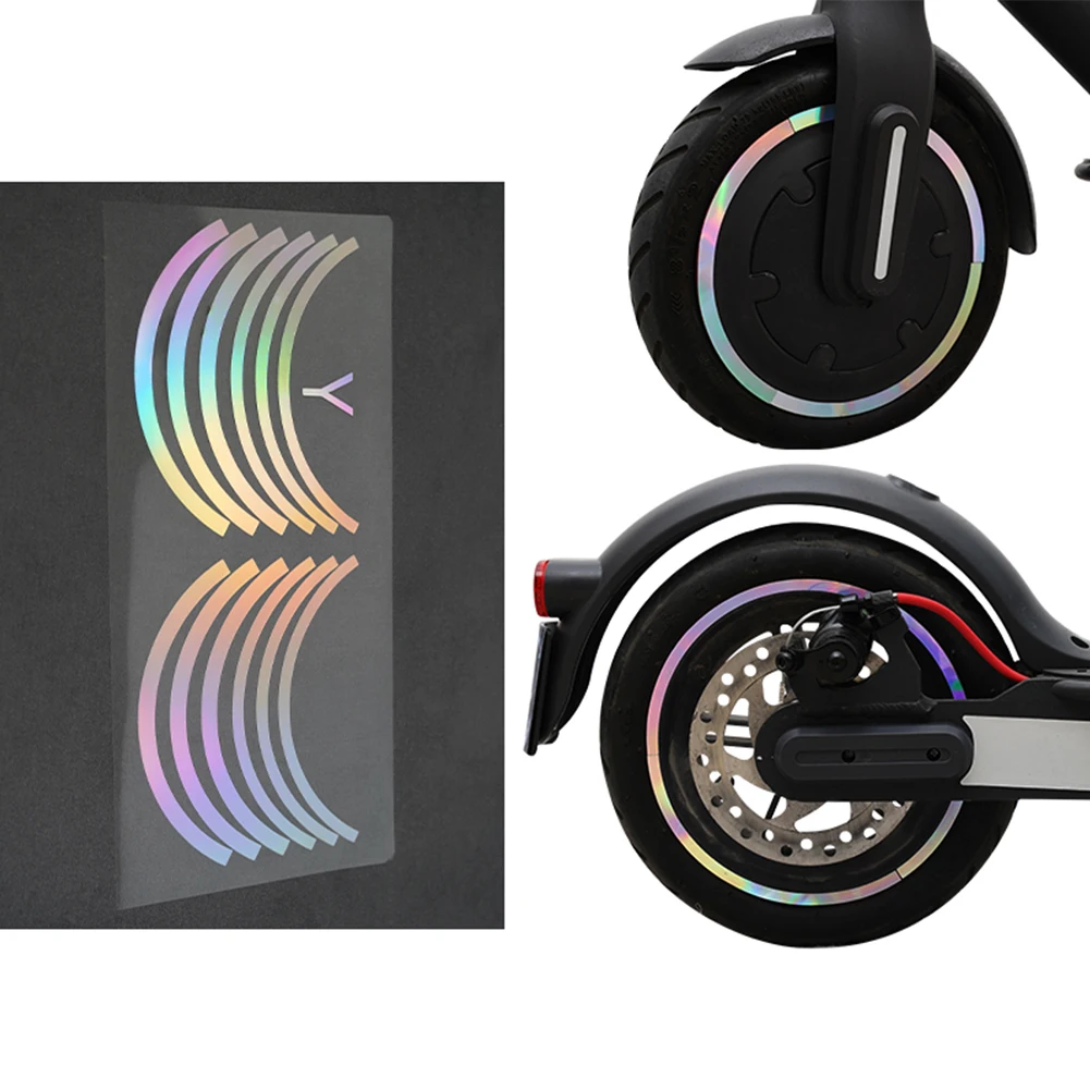 

Wheel Scooter DecalsHubs Sticker Protective Reflective Sticker for M365 Pro 1s Electric Scooter Wheel Sticke Parts