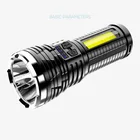 Самый мощный светодиодный фонарик XHP500, фонарик usb X56, перезаряжаемые тактические фонарики, ручной фонарик, наружное освещение, бесплатная доставка, 1 шт.