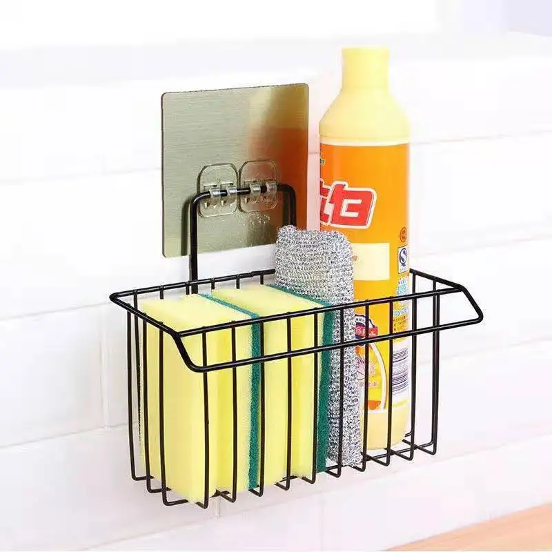 

Hanging Storage Rack Kitchen Bowl Tableware Plate Rag Sponge Storage Basket Bathroom Toothbrush Facial Cleanser Shampoo Shelf