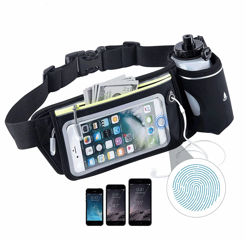 

Поясная Сумка унисекс для занятий спортом на открытом воздухе, бегом, бутылочкой для воды