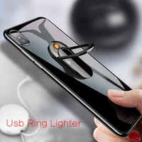 Creative USB Cigarette Lighter Can Mobile Phone Bracket Charging Lighter Multi-function Cigarettes Accessories Gift Exquisite