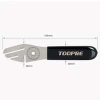 toopre mtb bike bicycle disc brake rotor alignment truing tool adjustment wrench durable practical stainless steel tool