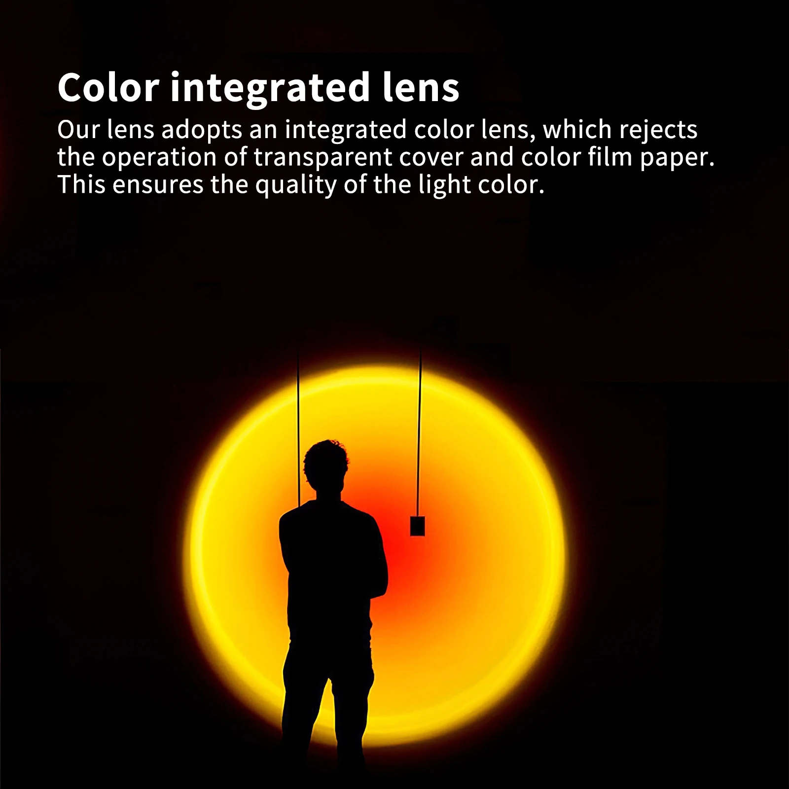 

Rainbow art sunset projection floor lamp creative decoration designer atmosphere lamp sun never sets floor light