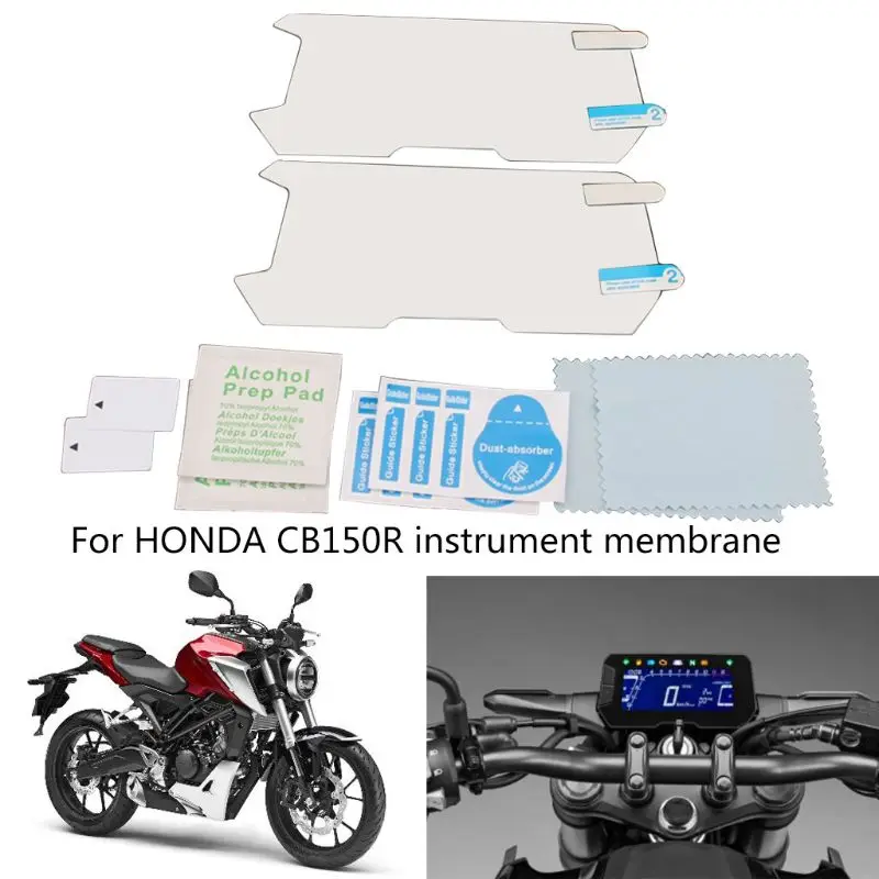 

2Pcs Cluster Scratch Cluster Screen Protection Film Protector For Honda CB150R CB300R 2018 Wholesale