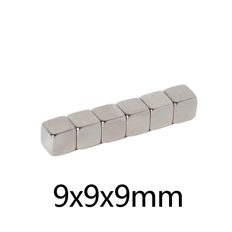 

10~200PCS 9x9x9 mm Small Square Magnets N35 9mm X 9mm Neodymium Magnet 9x9x9mm Permanent NdFeB Strong Powerful Magnetic 9*9*9mm