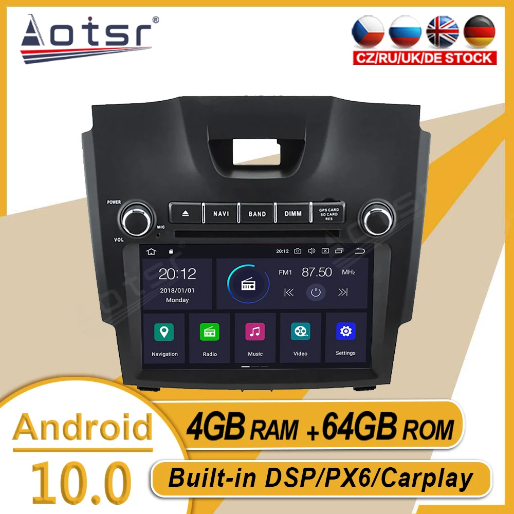 

For Chevrolet TRAILBLAZER Holden S10 ISUZU D-MAX Colorado Android Car Stereo Multimedia Player GPS Navi Radio Carplay Head Unit