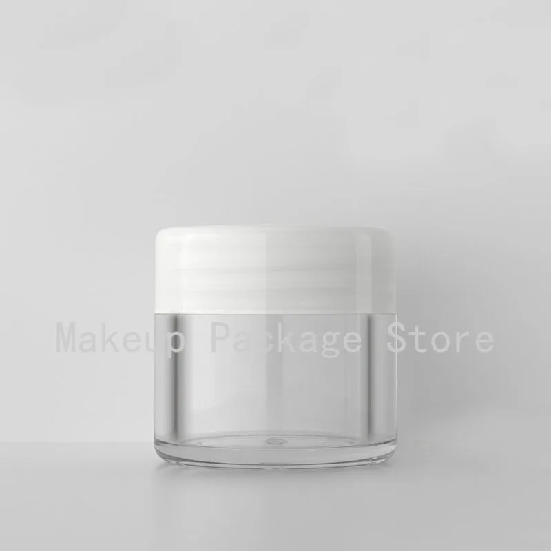 

10g20g30g 50pcs/lot Empty Round Clear Cosmetic Cream Jar,DIY AS Facial Cream Container, High Grade Eye Cream Refillable Package