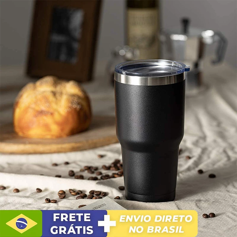 

Copos Caneca De Cerveja 900ml De Isolamento A Vácuo De Aço Inoxidável the Prova De Vazamento Com Tampa
