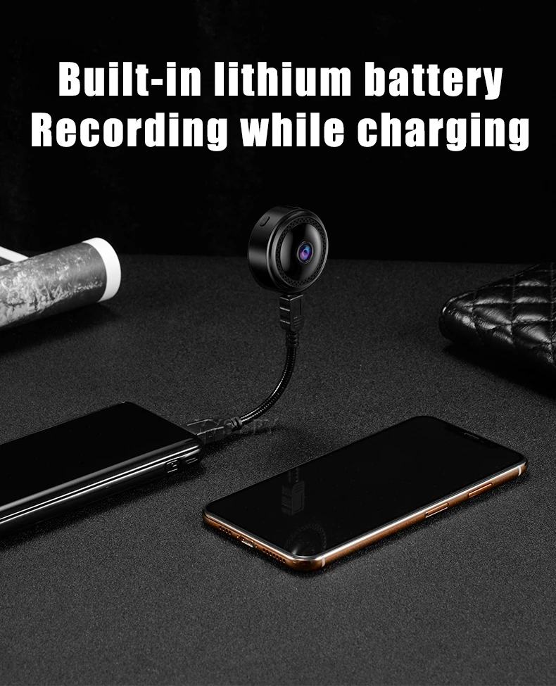 Wifi мини-камера 1080P HD видео Gizli Kamera CCTV IP Cam Дистанционное ночное видение датчик движения Магнитный Корпус микро камера видеокамера
