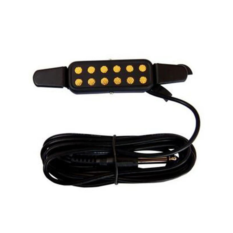 neue elektrische gitarre sound loch pickup professionelle piezo kontakt mikrofon gitarre zubehör pickup violine ukulele instrument free global sh