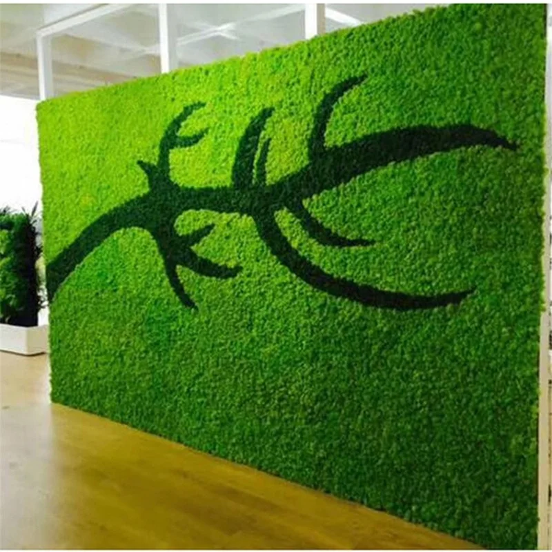 50 г мох трава искусственные зеленые растения бессмертные цветы для домашнего