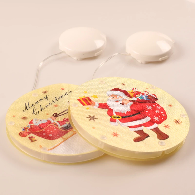 

Hot Sale LED Christmas Lantern Hanging Up String Fairy Light Strip Lamp Xmas Party Decoration Curtain Lights Without Batteries