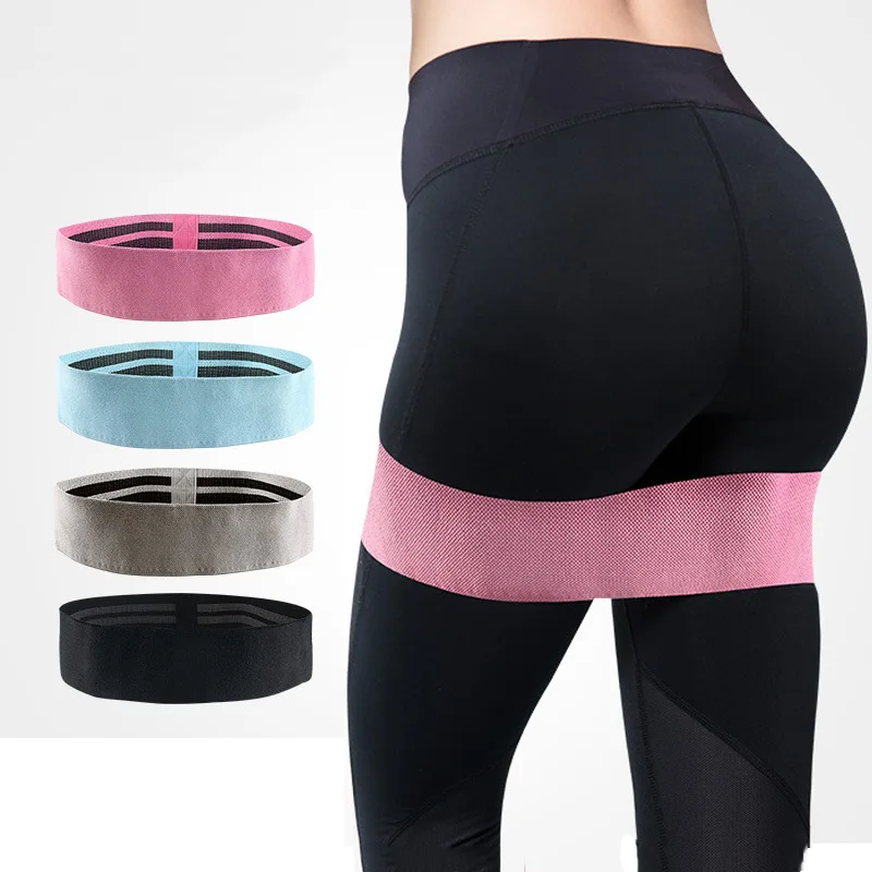 

Hip Trainer Yoga Hip Resistance Bands Workout Exercise For Legs Thigh Glute Butt Squat Belts Pilates Anti Slip Wide Booty Band
