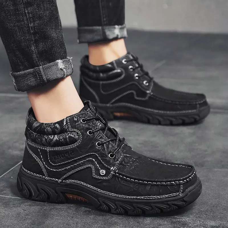 Осень 2019 новые мужские ботинки повседневные уличные для инструментов