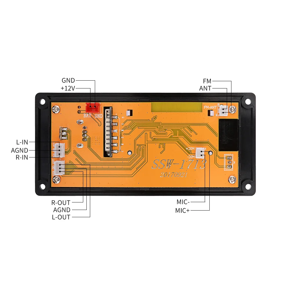 AOSHIKE 12V LCD Bluetooth MP3 декодер плата WAV WMA mp3 плеер аудио модуль Поддержка FM радио AUX USB с