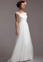 white a line sexy simple tulle cheap vintage lace wedding dresses china wedding gowns vestidos de novia