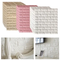 new 3d self adhesive wallpaper home improvement wall paper modern fashion foam brick wallpapers bedroom background wall sticker
