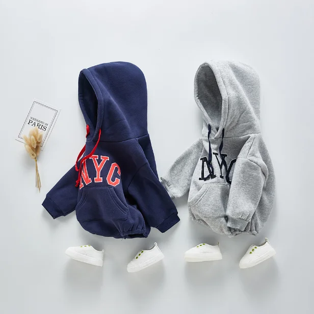 Angoubebe B20H05 комбинезон с капюшоном для маленьких девочек и мальчиков хлопковый