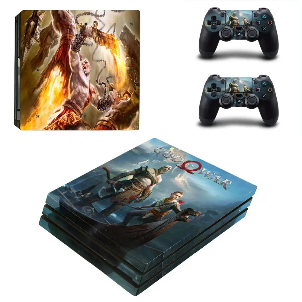 Наклейка God of War для PS4 Pro s Play station 4 наклейка консоли PlayStation Скины Виниловые