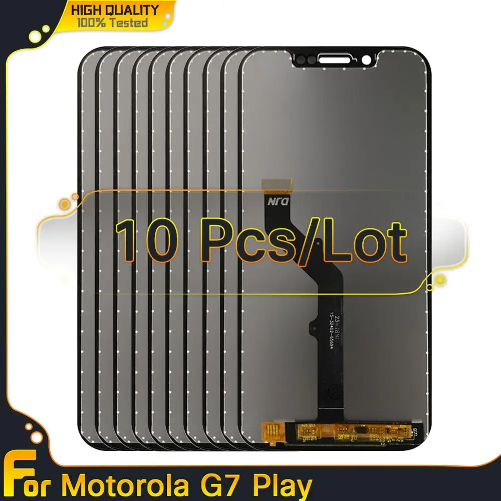 10 шт./лот высококачественный дисплей для Motorola Moto G7 Play xtсвязь ЖК сенсорный экран