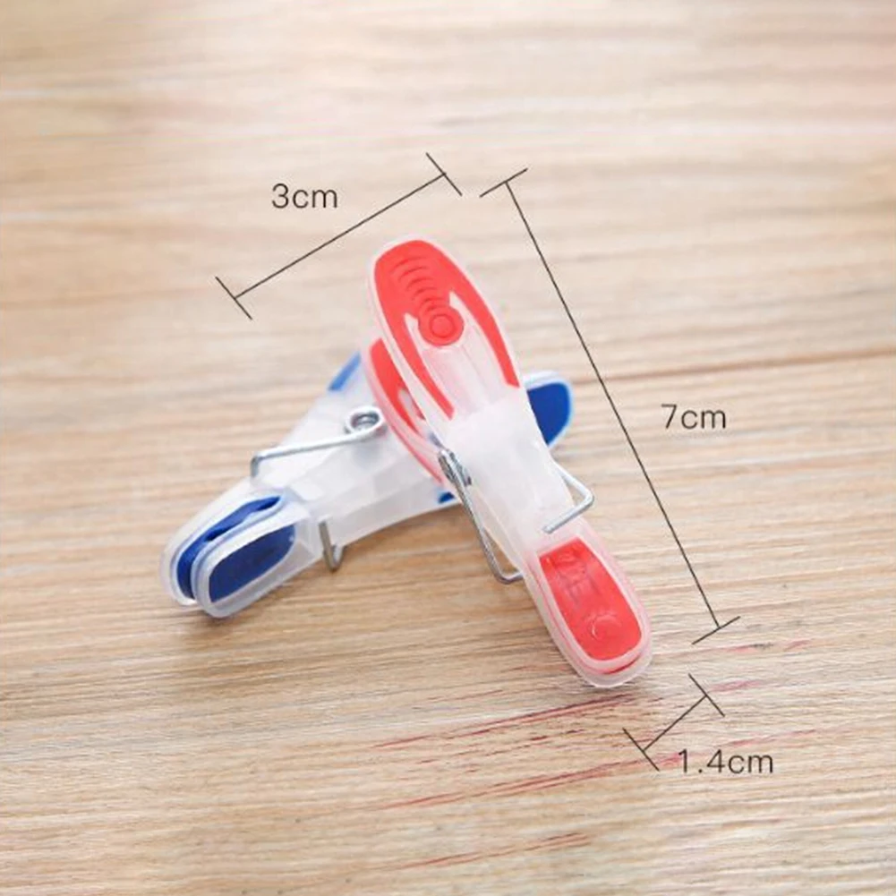 

24Pcs Strong Windproof Clothes Pegs Portable Home Travel Hangers Rack Towel Clothespin Windproof Non-slip Clothes Pegs