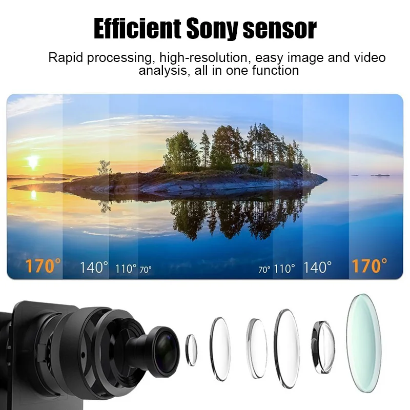 Беспроводная Wi Fi камера HD 4K водонепроницаемый широкоугольный экран 2 0 дюйма для