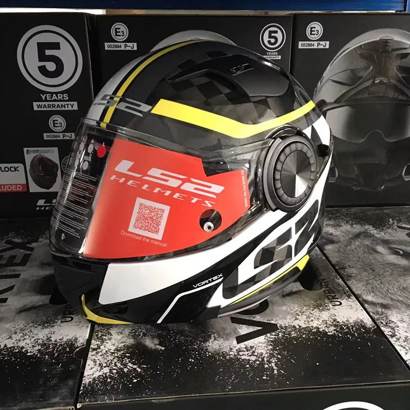 

LS2 FF313 Modular Motocycle Helmet 24K Carbon Fiber Filp Up Man Woman Helmet capacete ls2 With Anti-fog patch Casco Moto